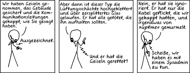 Deutsche Übersetzung des xkcd-Strips "Pflichtbewusstsein"