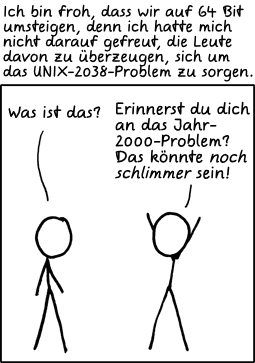 Deutsche Übersetzung des xkcd-Strips "2038"
