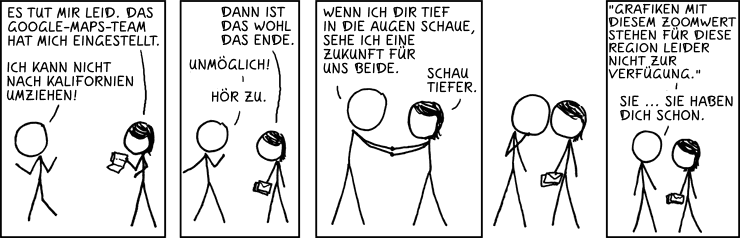 Deutsche Übersetzung des xkcd-Strips "Auf in den Westen"