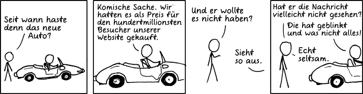 Deutsche Übersetzung des xkcd-Strips "Neues Auto"