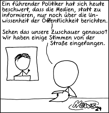 Deutsche Übersetzung des xkcd-Strips "Öffentliche Meinung"
