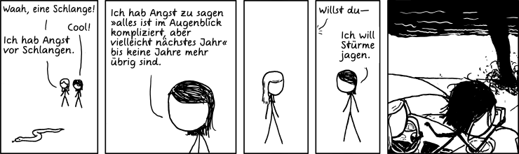 Deutsche Übersetzung des xkcd-Strips "Phobie"