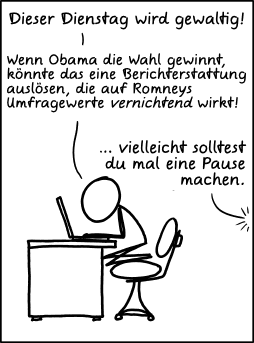 Deutsche Übersetzung des xkcd-Strips "Umfragefieber"