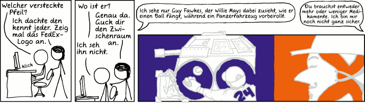 Deutsche Übersetzung des xkcd-Strips "Unterbewusst"